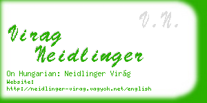 virag neidlinger business card